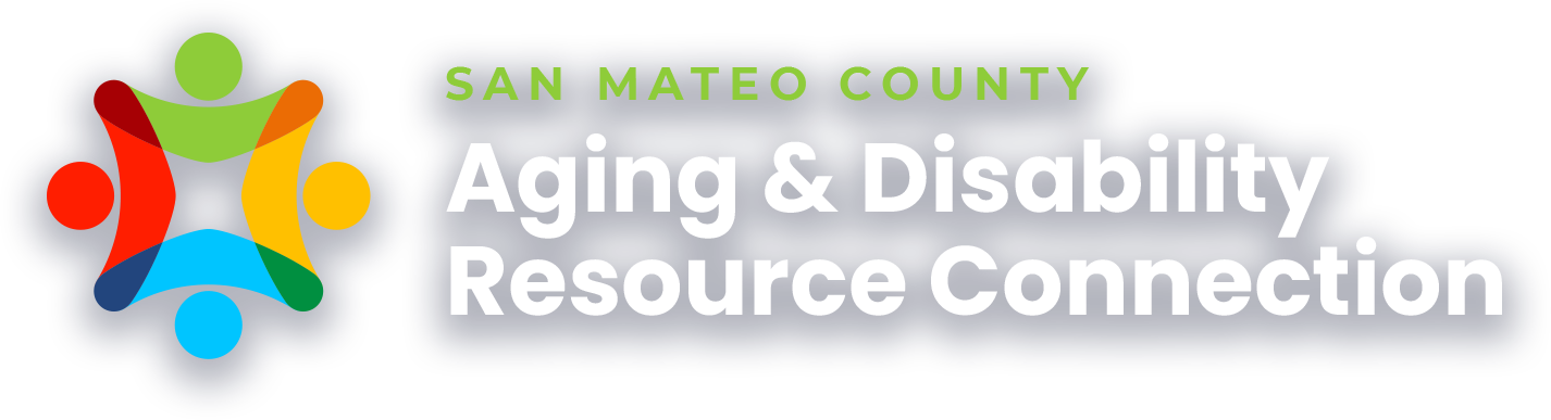 Logo for San Mateo County Aging & Disability Resource Connection.