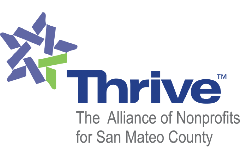 Logo of Thrive – The Alliance of Nonprofits for San Mateo County.